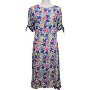 Faithful‎ The Brand Emelia Midi Dress Jemima Floral Size 8